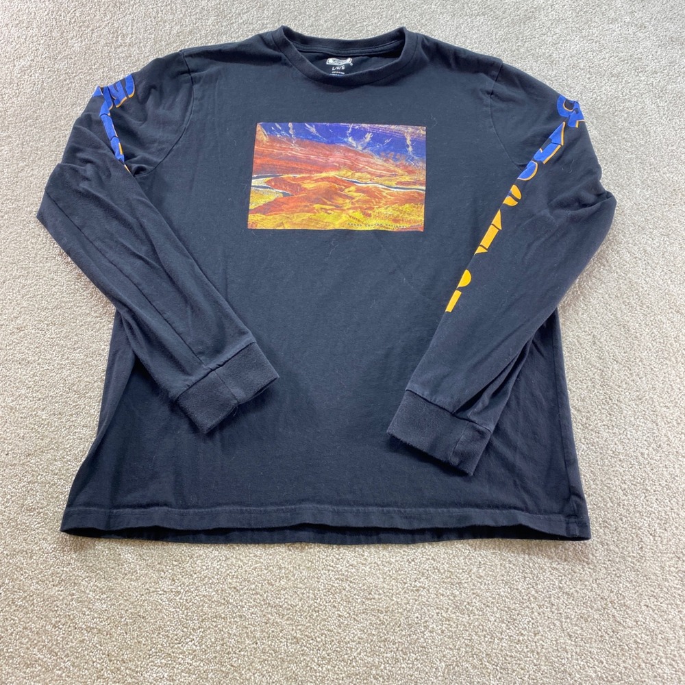 Tailgate Grand Canyon National Park Shirt Mens Large Black Long Sleeve‎ Graphic